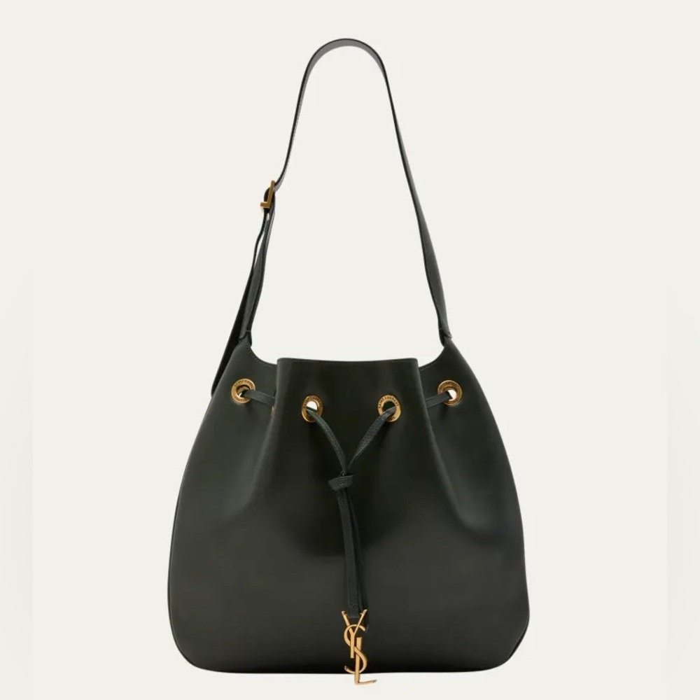 Saint Laurent Paris VII Medium YSL Hobo Bag in Smooth Leather